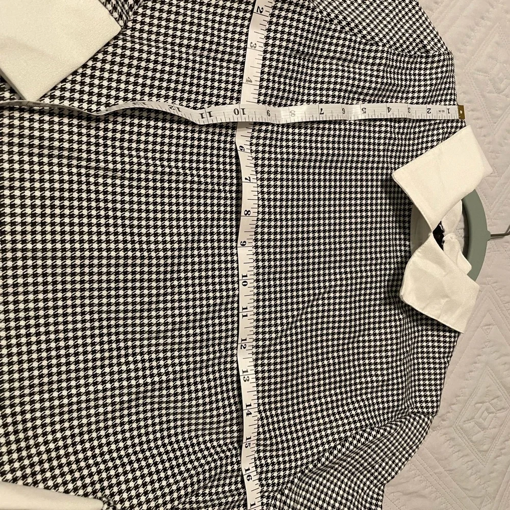 Chic Black and White Gingham Kids Dress - Picture 7 of 8